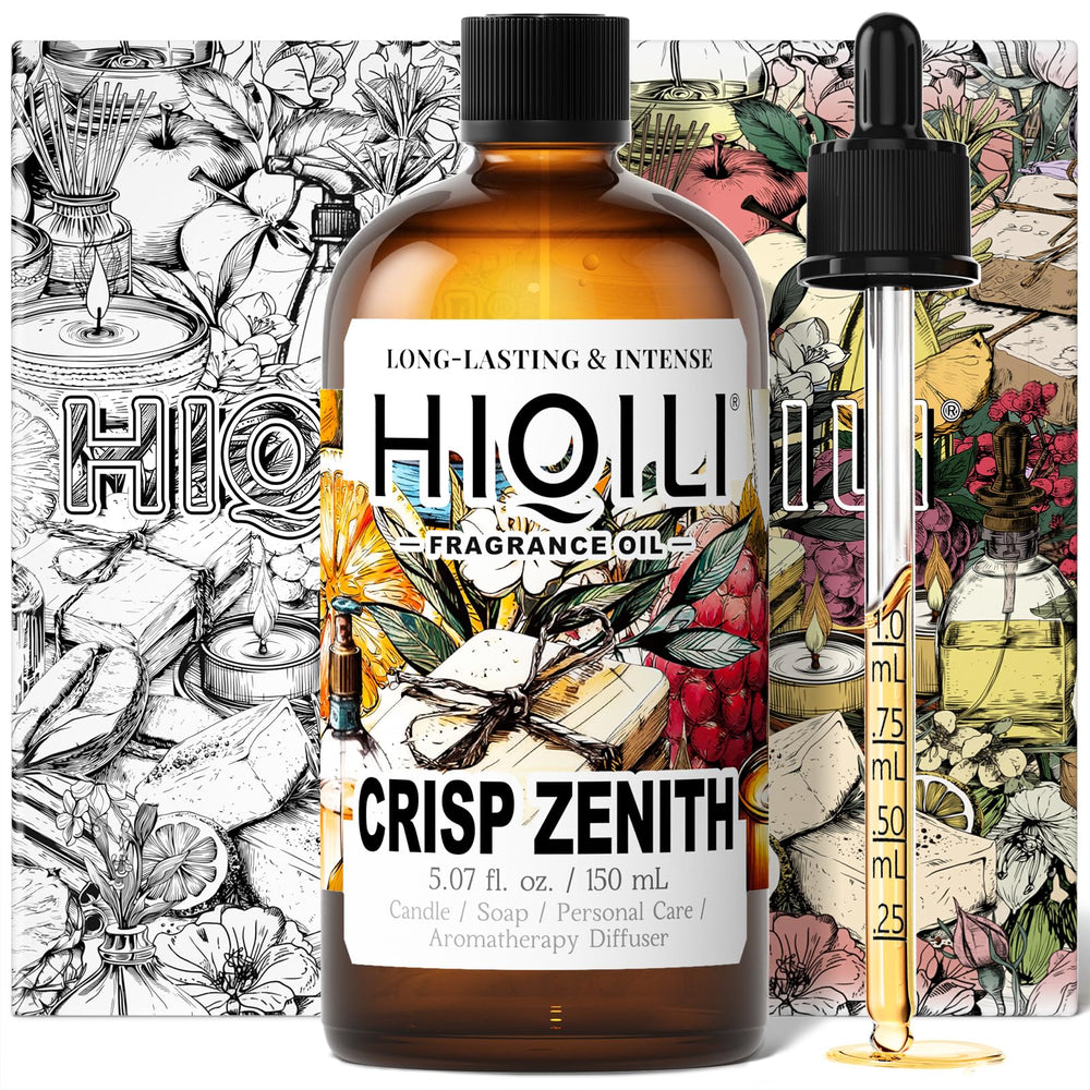 HIQILI Crisp Zenith fragrance oil bottle ready to diffuse for a fresh room
