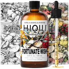 HIQILI Fortunate Wish fragrance oil for diffusers with uplifting citrus and bamboo notes.