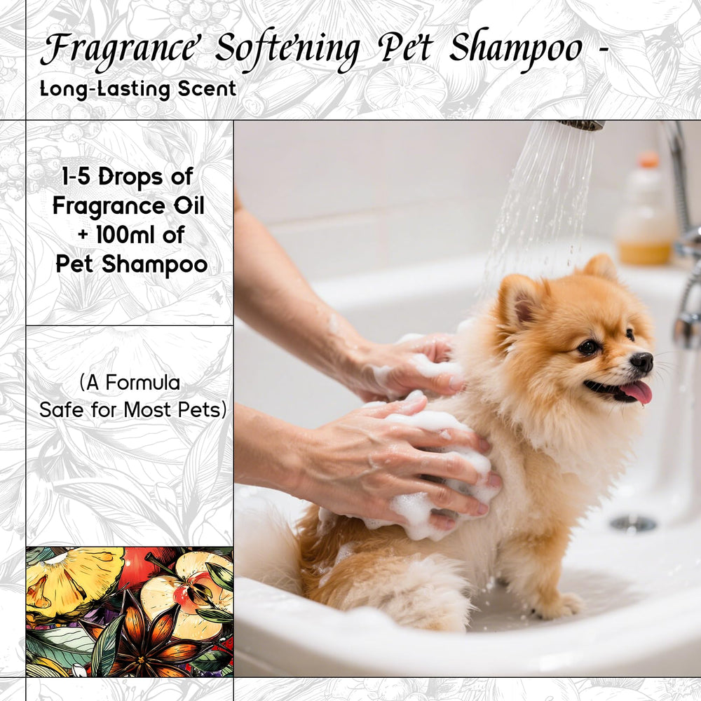HIQILI Narcissus Fragrance Oil is suitable for pet care DIY when diluted.