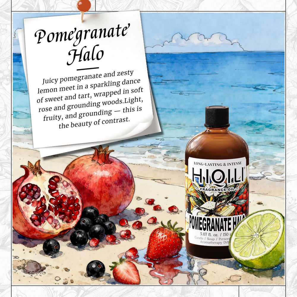 Close-up of HIQILI Pomegranate Halo dropper for accurate measurements