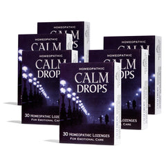 Historical Remedies Calm Drops bottle with vanilla lozenges for gentle emotional calm.