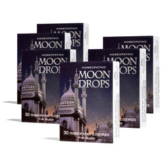 Historical Remedies Moon Drops bottle shown for easy nightly support and natural sleep aid.