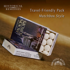 Travel-friendly bottle and slipcase fit in pocket for jet lag relief on the go.