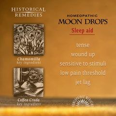 Close-up of vanilla flavor and natural ingredients in Moon Drops.