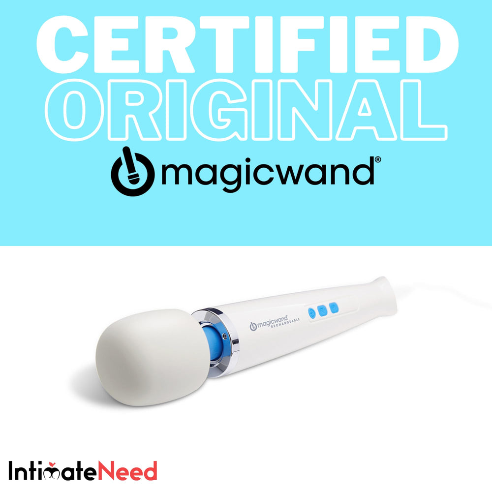 Hitachi Magic Wand in use, versatile for massage and personal moments