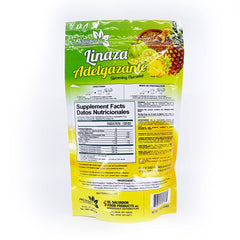 HJZWTS Slimming Flaxseed Powder scoop showing convenient, versatile serving ideas.