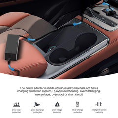 HKY 12V-24V DC cable compatibility with car adapters and banks