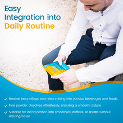 HLP Collagen joint and bone support aids comfortable movement.