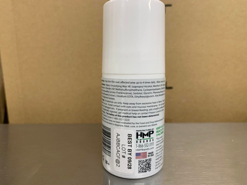 HMP Brands USA-made roll-on, crafted in a licensed facility.