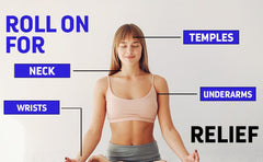 On-the-go use of the roll-on fits in a bag for quick relief
