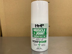 HMP Brands hemp roll-on with menthol cooling for fast comfort.