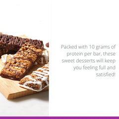 HMR Bar nutrition label closeup signals protein-rich snack options.