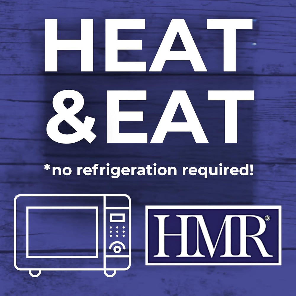HMR Entrees ready-to-eat meals, ideal for travel and on-the-go meals.