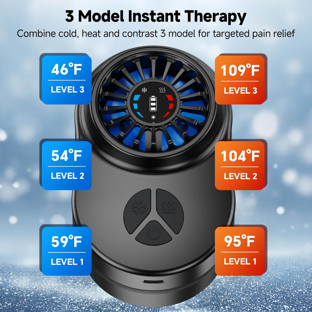 Hoakya 2600mAh battery powers long-lasting cold therapy