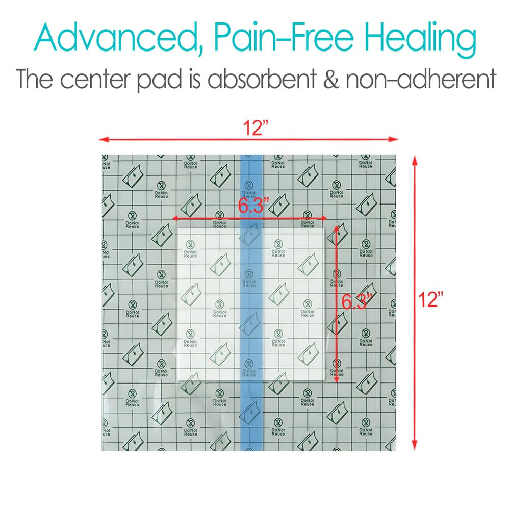 Hola Health non-stick center pad protects wounds from sticking