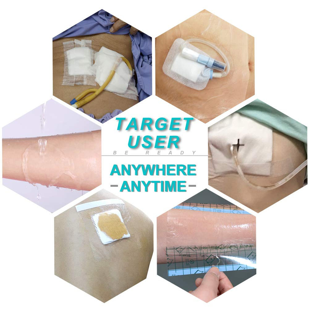 Hola Health waterproof wound shield supports comfortable showering and wound protection.