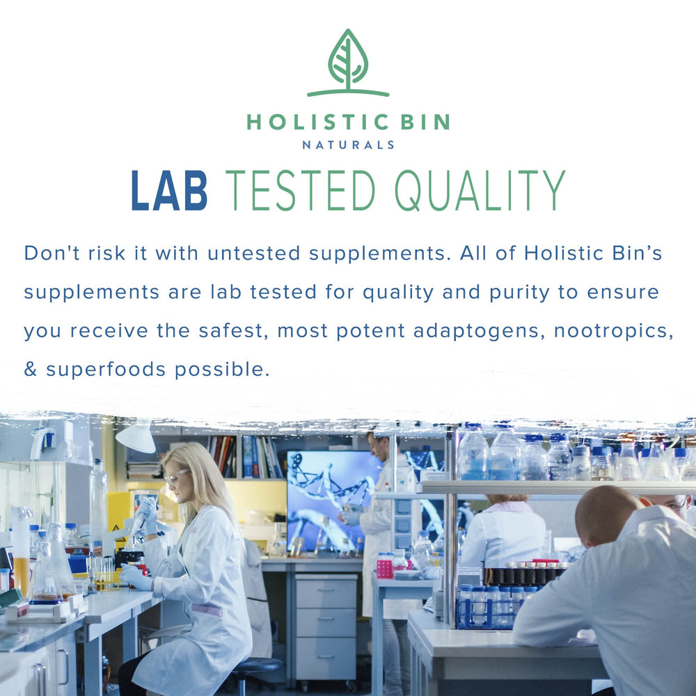Holistic Bin non-GMO soy lecithin source signals clean formulation.