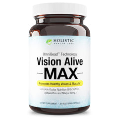 Vision Alive Max bottle pour for daily eye strain relief.