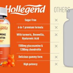 HOLLEGEND bottle with mango flavor visual and snap-open cap