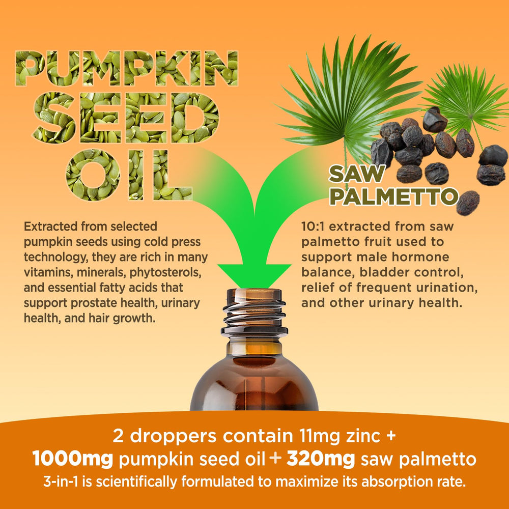 HOLLEGEND bottle with saw palmetto symbol signaling men's health support.