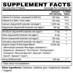 Holly Hill Health Foods algae calcium tablets easy daily bone mineral support