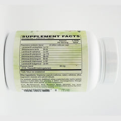 Holly Hill Suprema Dophilus capsules close-up for dairy-free probiotic intake