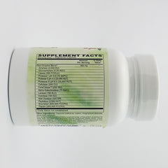 Holly Hill Ultra Veggie Enzymes capsule close-up highlighting vegan enzymes aiding protein and starch digestion