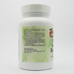 Holly Hill Ultra Veggie Enzymes label panel emphasizing vegan enzyme blend and broad digestive support