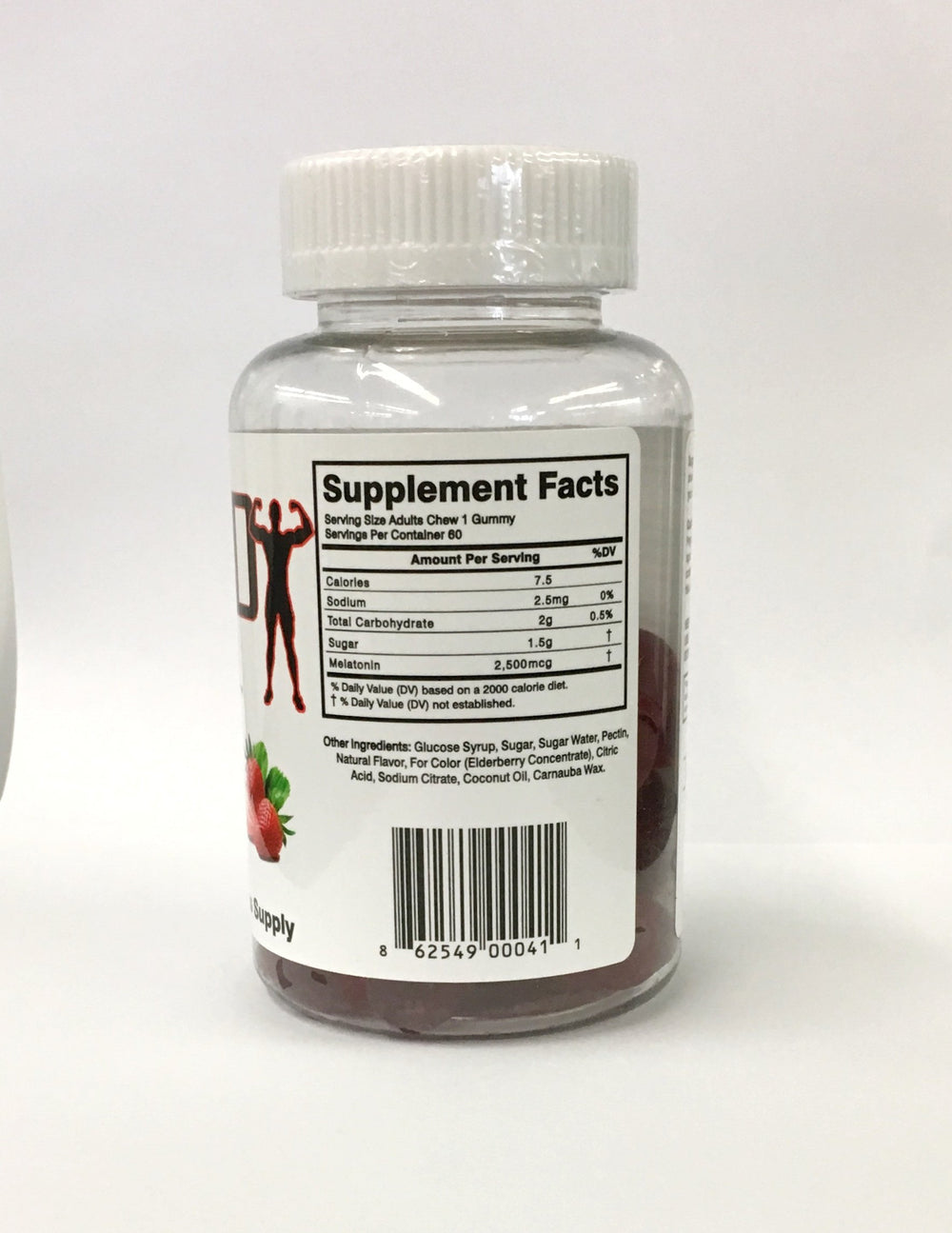 Hollywood Pro Melatonin Gummies USA label emphasizing American formulation