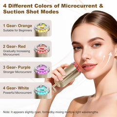 Holsn Face Massager Tool in Rose Gold color for elegant daily use.