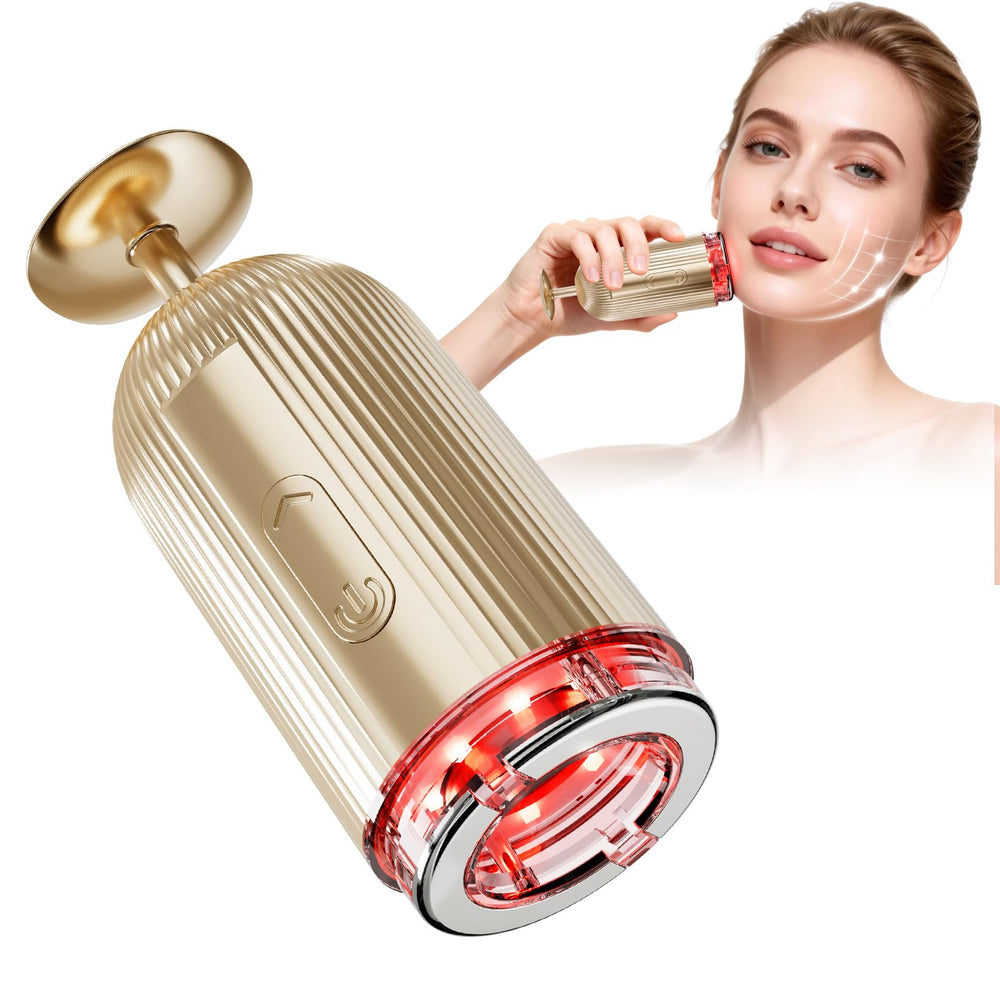 Holsn Face Massager Tool with Suction Shot for jawline lift and contour.