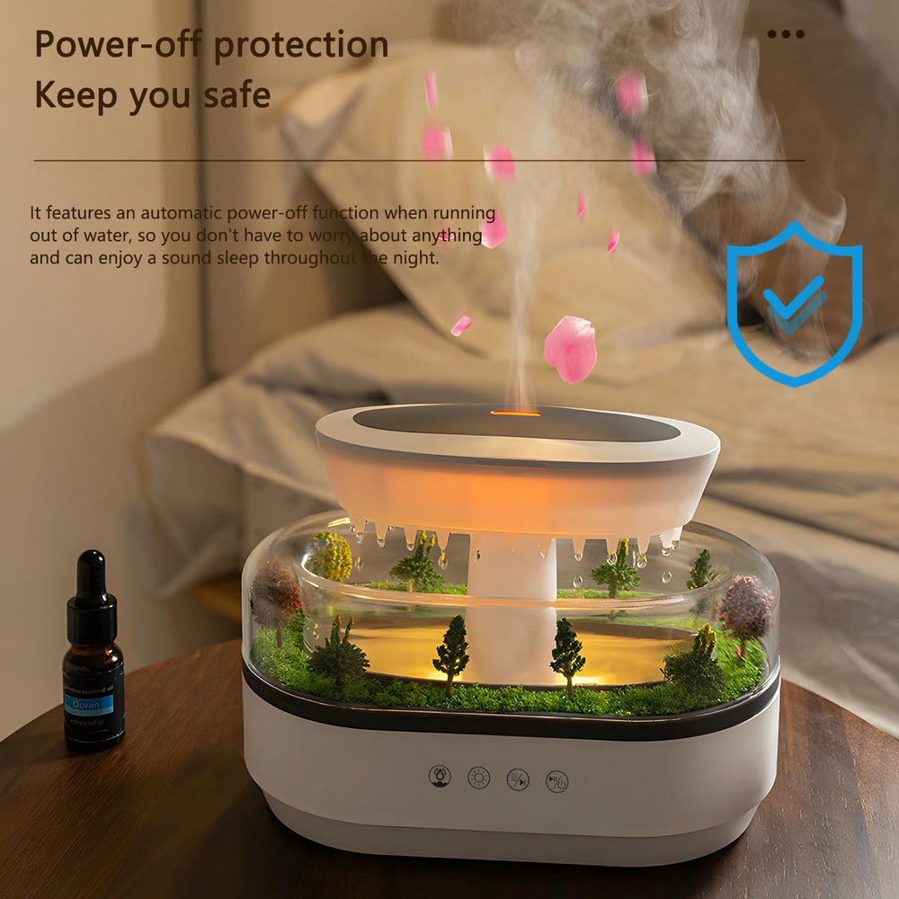 Holwim Humidifier Function blends moisture with aroma diffusion