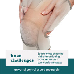 Knee wrap heat settings provide warm, soothing relief after activity
