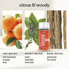 Homedics SereneScent diffuser-compatible refill bottle twist-in for easy start.