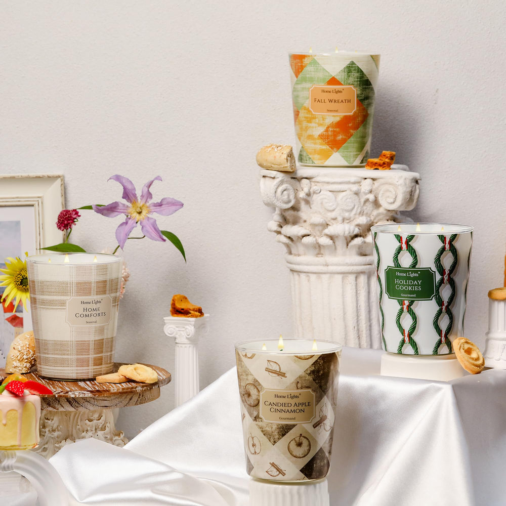 Homelights amber glow jar enhances cozy rituals and unwinding moments.