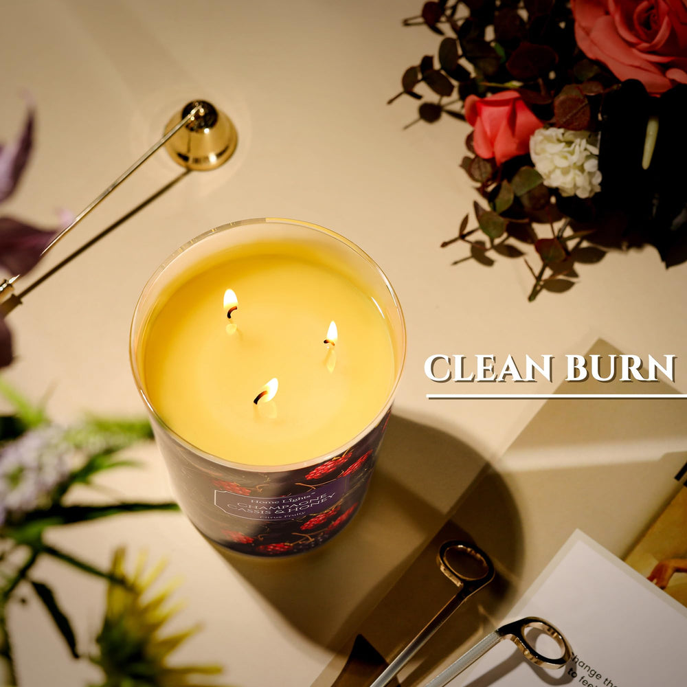 HomeLights gift-ready candle packaging ideal for celebrations.