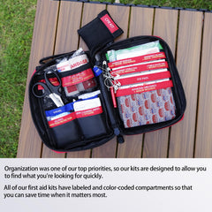 Homestockplus emergency kit designed for outdoor adventures and travel.