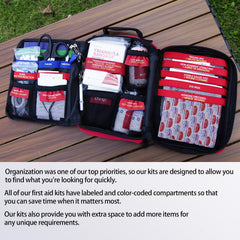 Homestockplus labeled compartments enable fast access during emergencies.