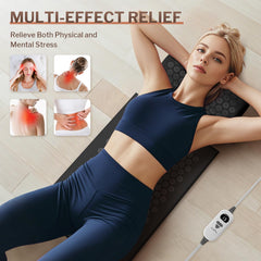 HOMLYNS mat measures 18 by 26 inches for full-body coverage