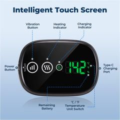 HOMRELEXA intelligent touch screen for easy adjustments on the go.