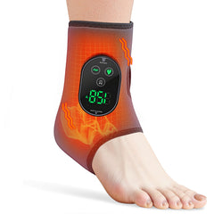 HOMVIMI cordless ankle massager heat levels showcase soothing warmth for tired ankles.