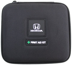 Honda first aid kit compact case keeps essentials organized for travel.