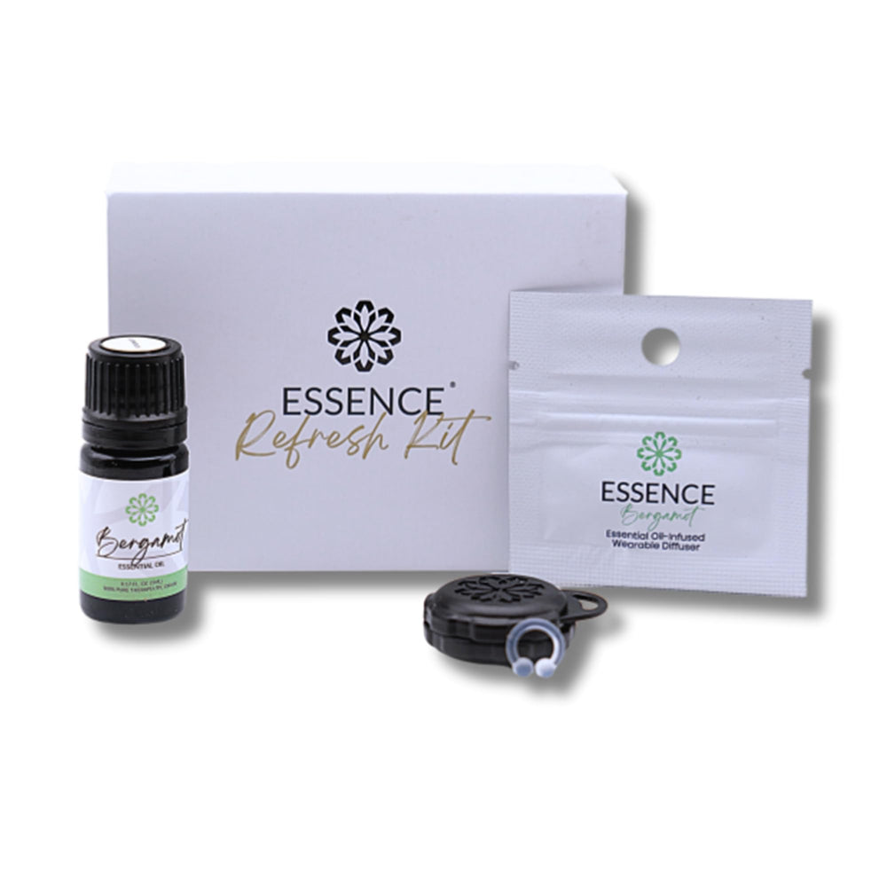 HONE Essence wearable aromatherapy nose ring worn discreetly for mood balance.