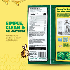 HONEES menthol-lemon drops bag provides refreshing cooling