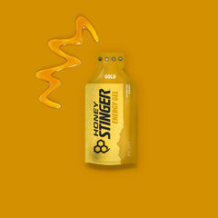 Honey Stinger Gold Energy Gel poured for fast energy.