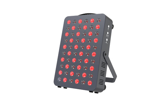 Hooga HG300 front view shows a compact red and near-infrared panel for home use.