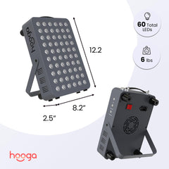 Hooga HG300 panel with stand enables easy tabletop positioning.