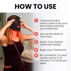Hooga neck piece attachment offering full-face and neck coverage
