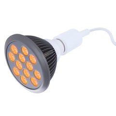 Hooga orange light therapy bulb emits 605 nm wavelength for skincare-friendly photobiomodulation