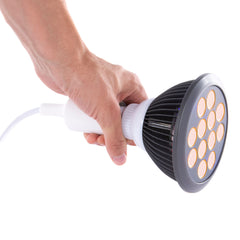 Hooga orange light therapy bulb delivers high irradiance for faster at‑home sessions